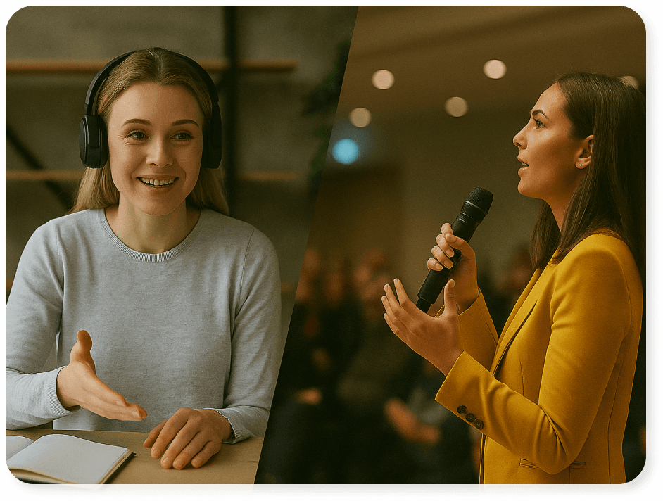 1:1 or Large-Scale Events